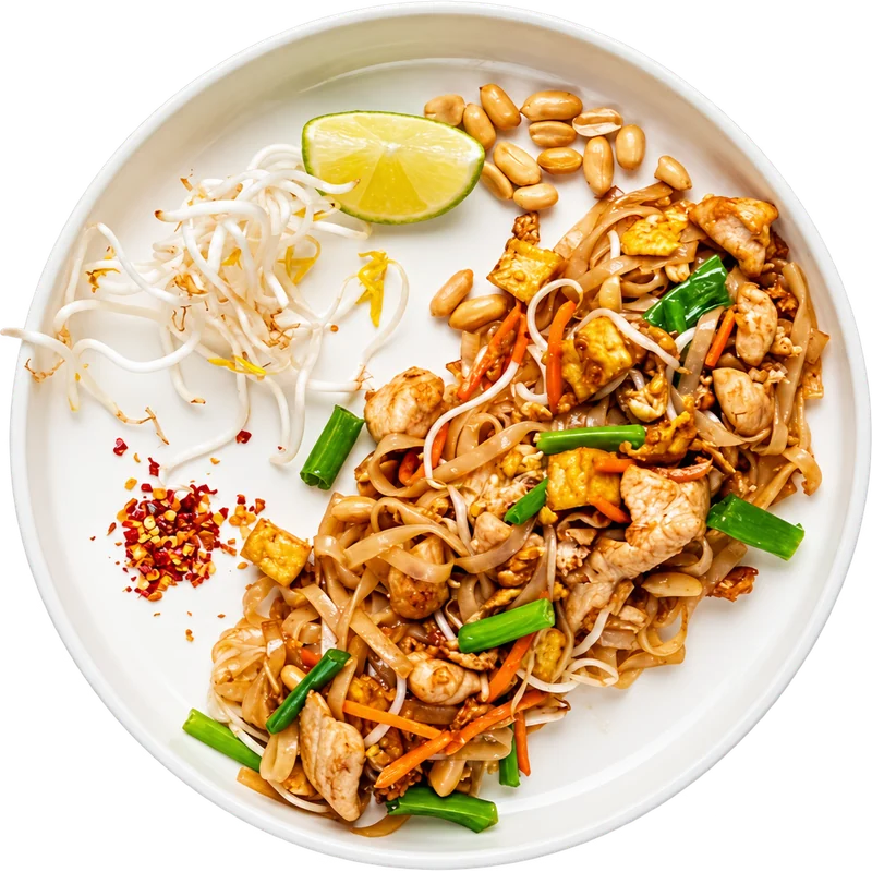Пад-тай с курицей от Thai Express
