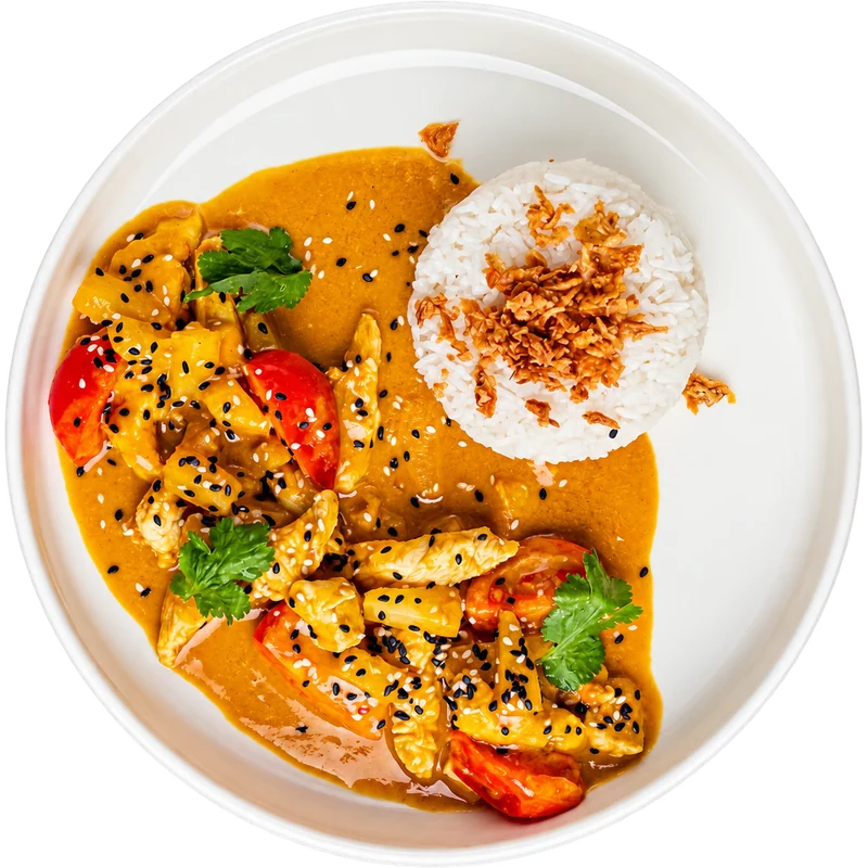 Жёлтый карри с курицей